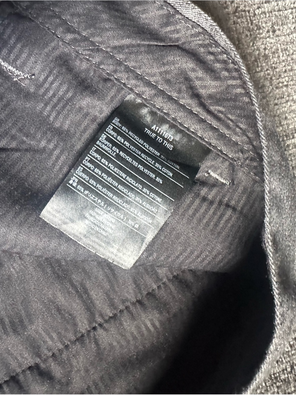 Volcom Men's Gray Chino Pants - Picture 3 of 5